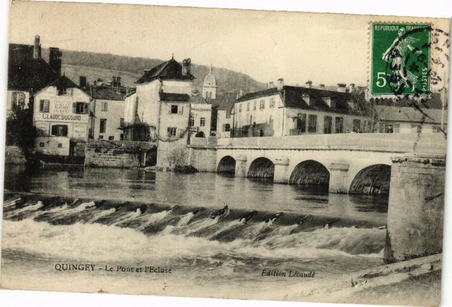 CPA QUINGEY - Le Pont et l'Ecluse (183699)