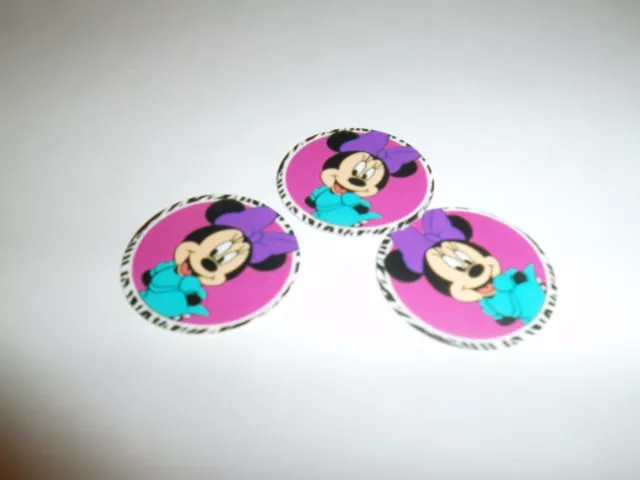 Pre Cut One Inch Bottle Cap Images Minnie Mouse  Free Shipping