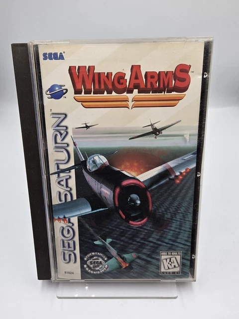 Jeu Wing Arms Pour SEGA Saturn - Version PAL/EUR Sans Notice, état Correct Mais Jouable