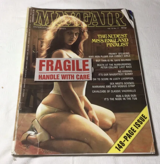 VINTAGE MAYFAIR MENS GLAMOUR MAGAZINE Vol 13 No. 11