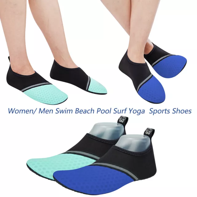 Water Shoes Womens Mens Swim Pool Beach Socks Quick-Dry Barefoot Outdoor Surf US