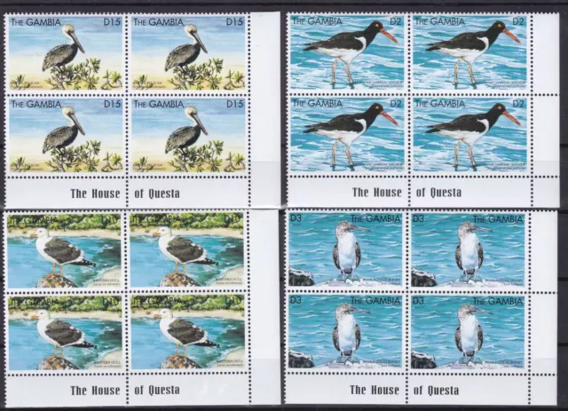 Gambia 3336/3339 postfr./mnh Vögel birds 1999 -90001