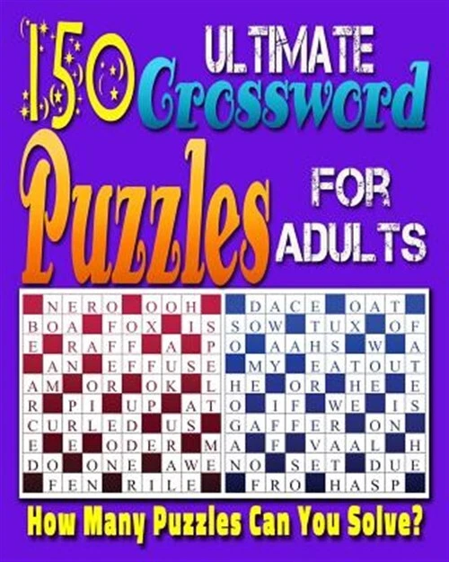 ULTIMATE CROSSWORD PUZZLE for Adults Printable Crossword Puzzles for