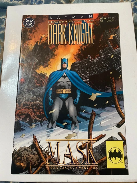 Batman: Legends of the Dark Knight #40  DC comics  DEC 1992     VF++