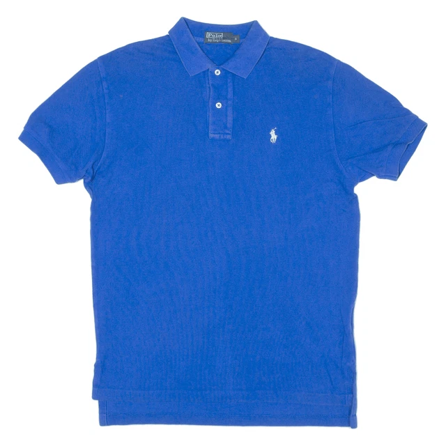 POLO RALPH LAUREN polo blu manica corta uomo S