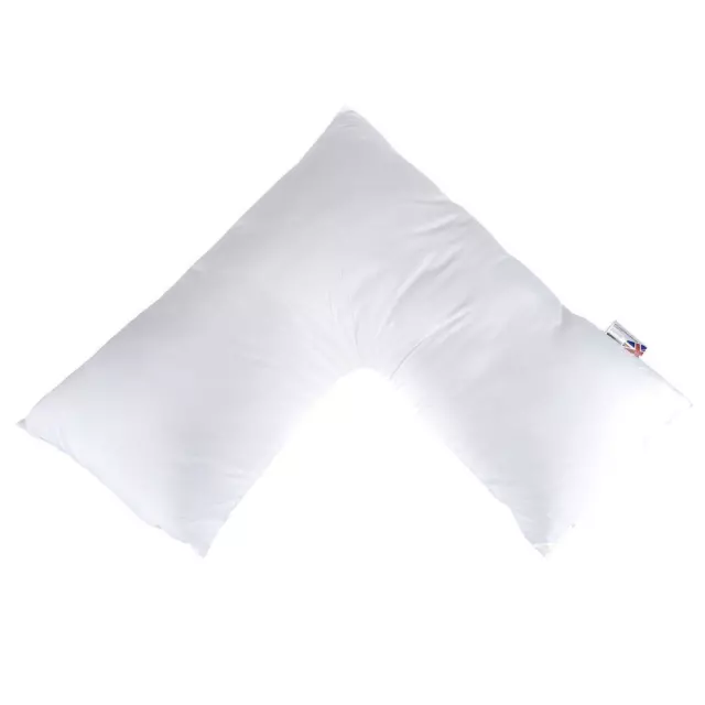 V shaped Support Pillows Duck Down & Feather, Microfibre Pillow