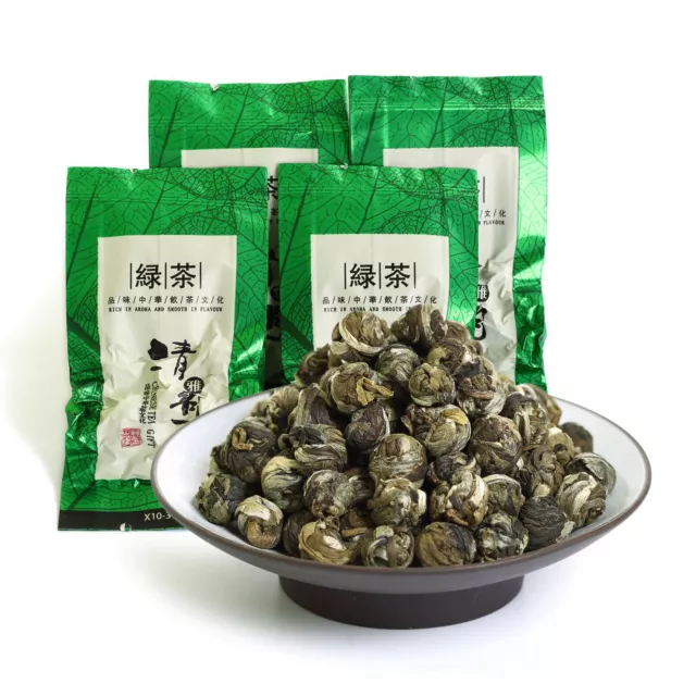 GOARTEA 10Pcs*8g Supreme Jasmintee Jasmine Dragon Pearl Tea Jasmin Grüner Tee