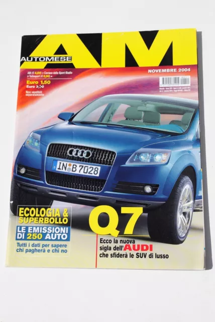 Auto Mese - Novembre 2004 - Anno 16 Xvi - Rivista Magazine Mensile Automobilismo