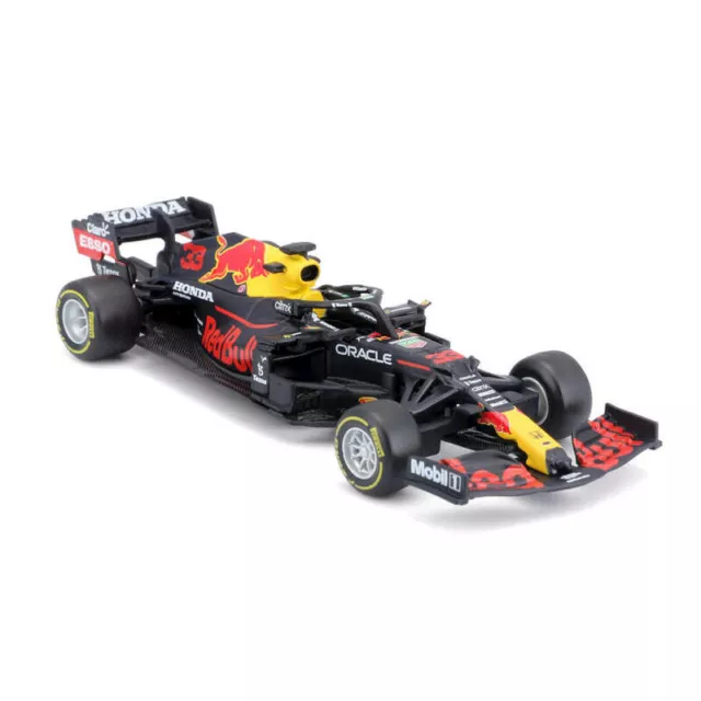 2021 Red Bull Racing Honda RB16B F1 #33 Verstappen 1:43 by Burago #B18-38055V