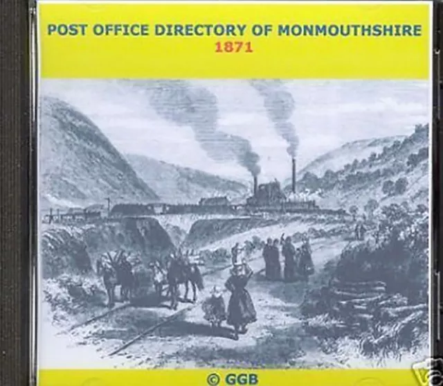 Genealogy Directory Of Monmouthshire 1871 Cd Rom