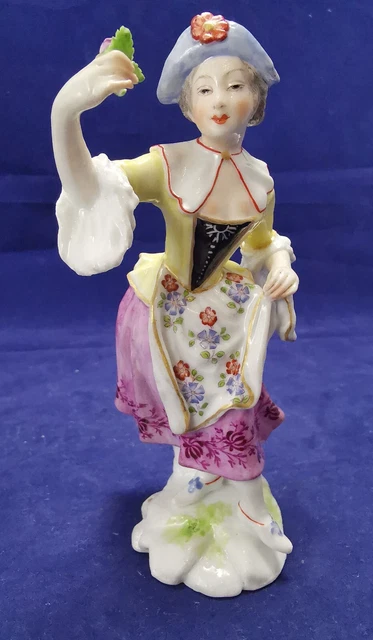 Ancienne paire de statuettes, figurines en PORCELAINE de SAXE 9