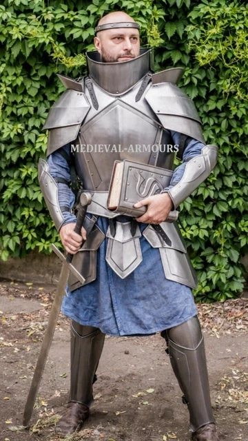 MEDIEVAL PALADIN ARMOR Full Body Costume SCA LARP Reenactment Cosplay ...
