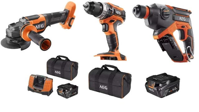 Kit 3 In 1 Trapano Avvitatore A Batteria - Con Avvitatore A Impulsi E Smerigliatrice - Foto 11