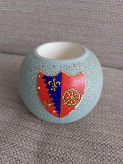 A 1920s Carlton Ware match striker/holder for Colin Lunn 'Oxford' with Imperial College London heral