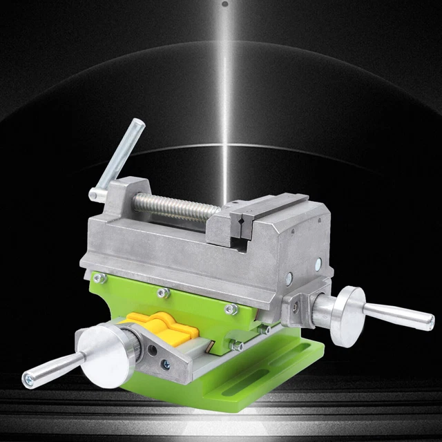 Cross Slide Vise Drilling Milling Press 2 Way X-Y Clamp Machine Jaw Length 7.5cm