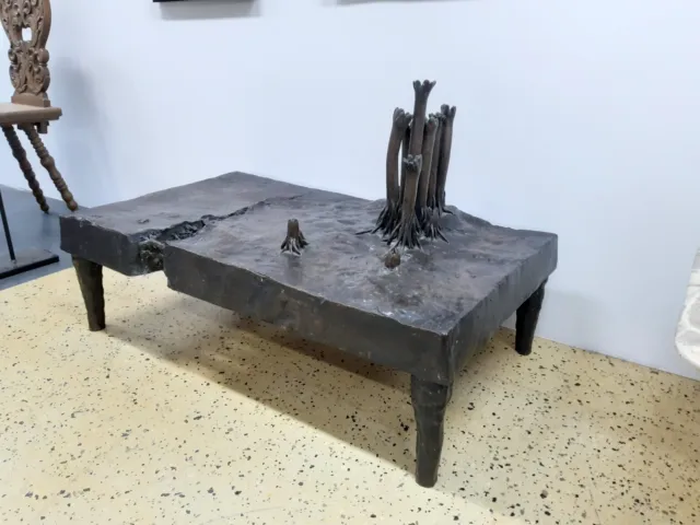 Bronze Tisch von Leo Lionni Skulptur Museum Rarität Sammlung