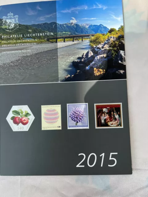 Liechtenstein Jahrbuch 2015 postfrisch