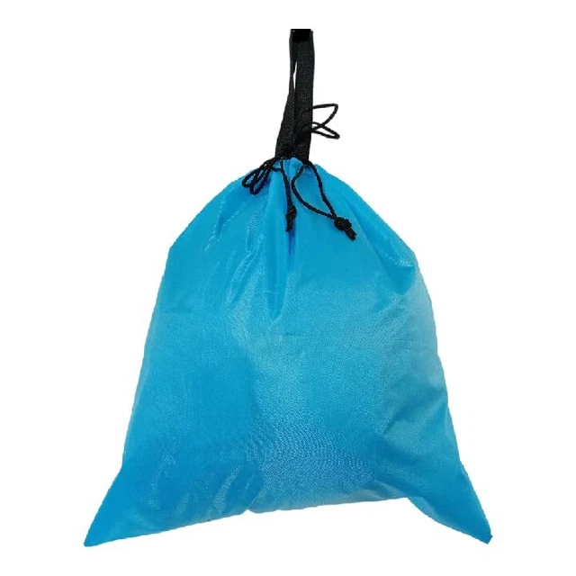 Small Travel Laundry Bag Nylon Foldable Dirty Clothes Bag With Handle And Drawst