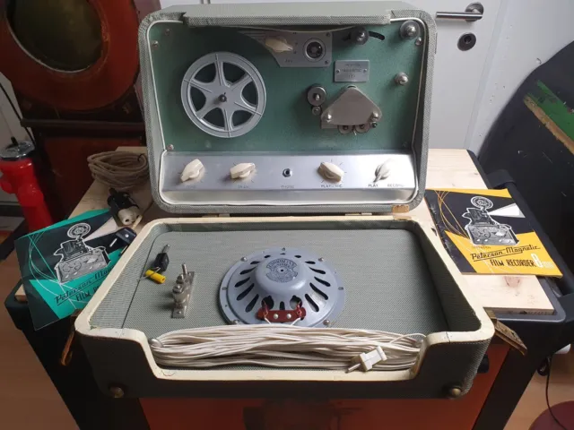 Peterson Magnetic Film Recorder PM8 - 8 mm sonido de película con amplificador de tubo