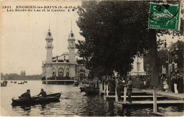 CPA Enghien Les Bords du Lac et le Casino (1317260)
