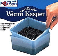 6" x 6" Blackworm Keepers, Screened for Easy Cleaning.  Holds up to Six Ounces 4