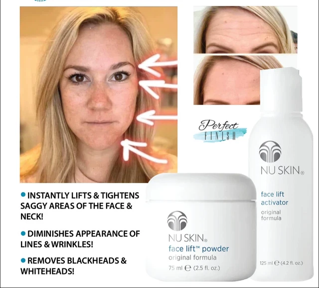 NuSkin Face Lift Activator SET KIT (liquid + Powder) Nu skin