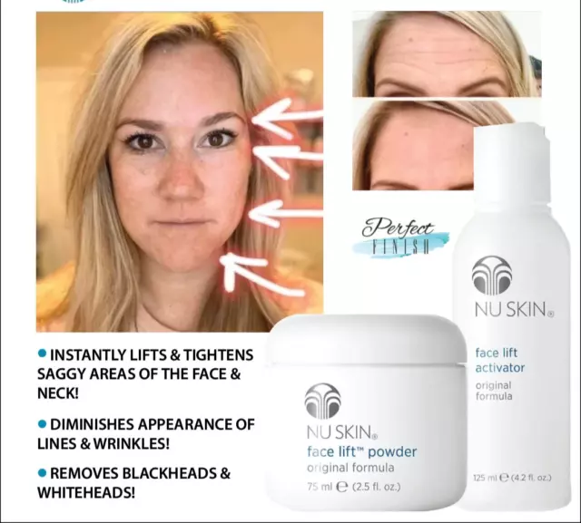 NuSkin Face Lift Activator and lifting powder Nu skin SET