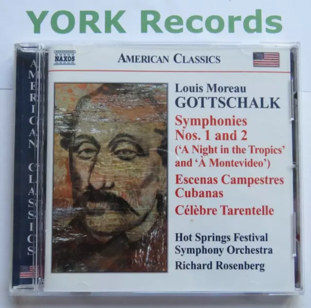 GOTTSCHALK - Complete Works For Orchestra ROSENBERG - Excellent Con CD Naxos