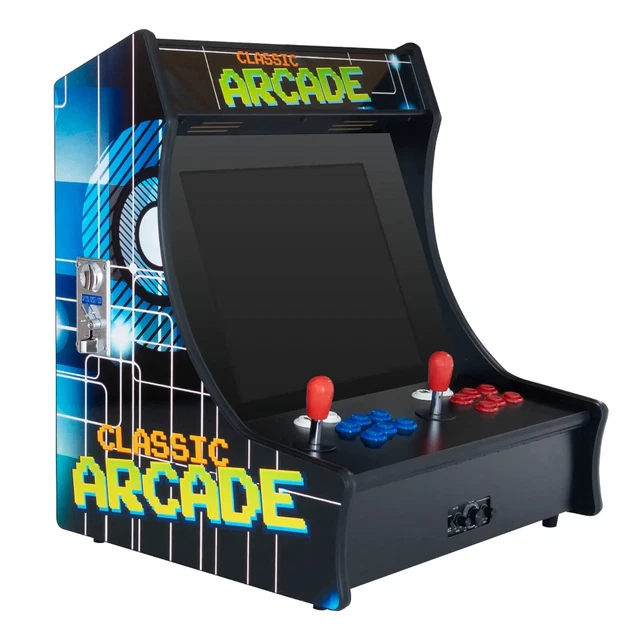 CREATIVE ARCADES 2 Player Mini Upright Arcade 6296 Games 19" LCD