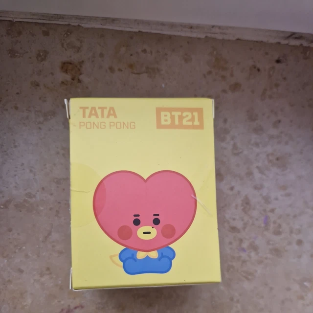 Aurora World BT21 TATA Schlüsselclip – Blau & Rot, Plüsch, Offizieller Merchandise