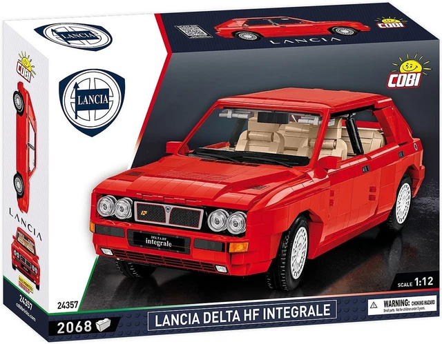 Cobi Lancia Delta Hf Integrale 2 COBI Lancia Delta HF Integrale Building Kit - 1:35 Scale Model Car Cobi Bricks