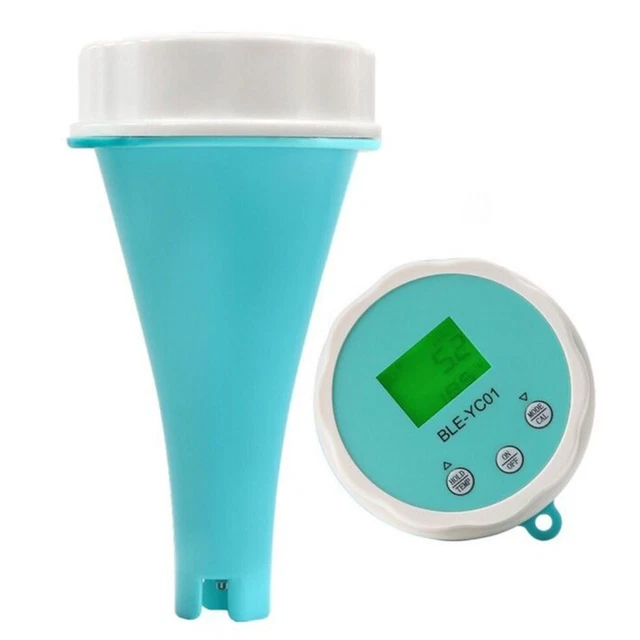 1Pcs Digital Chlorine ORP EC Temp PH Meter Bluetooth 6-In-1 Water Quality Tester