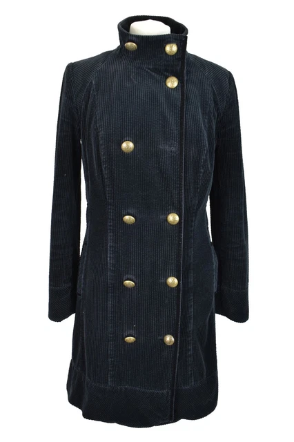 Per una black coat top