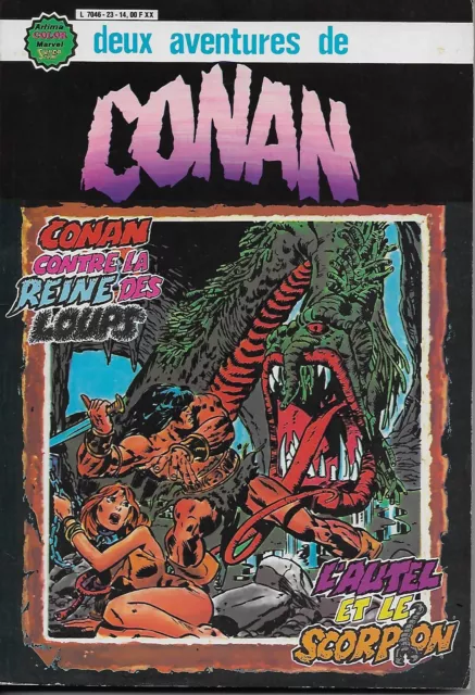 Deux Aventures De Conan - Album N° 23 / Conan Contre La Reine Des Loups -1980-