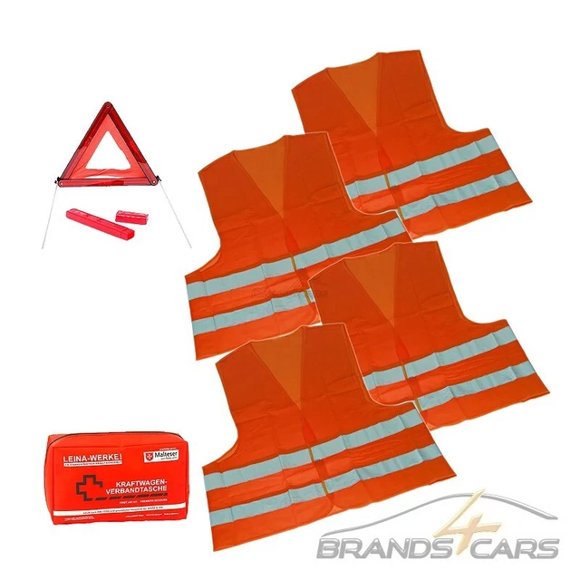Kit Emergenza 6 Pezzi Germania Triangolo Di Avvertimento Scatole Di Collegamento 50046266