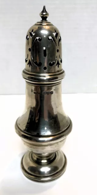 English Sterling Silver  Sugar Shaker, Chester