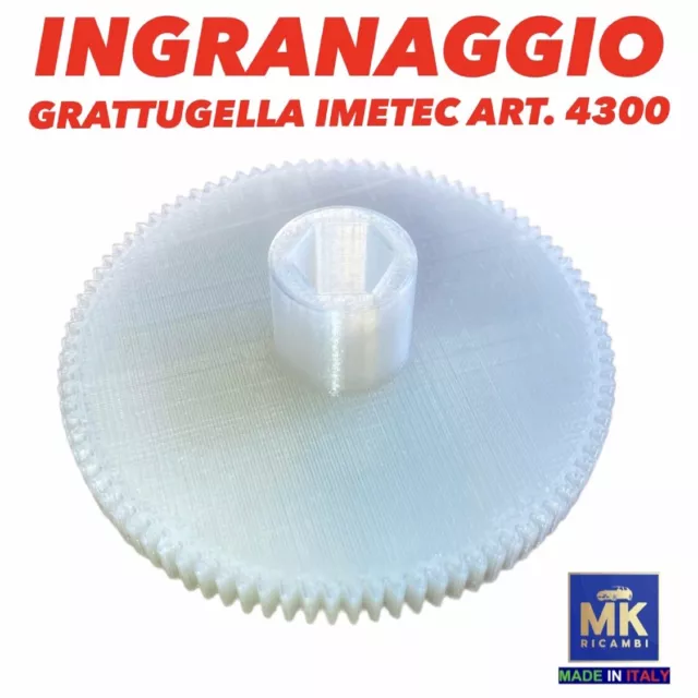 Secondo Ingranaggio In Nylon Rinforzato Per Grattugella Imetec Art. 4300