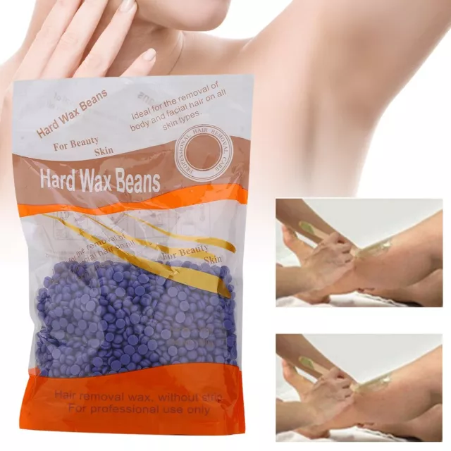 300g Sans Papier Solid Wax Beans Bras Corps Bikini Épilation Wax Beans Dépilatoi 2