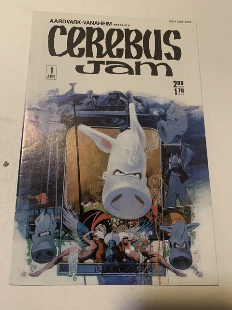 1985 Cerebus Jam #1 "Aardvark-Vanaheim" Comic Book, NM- (9.2)