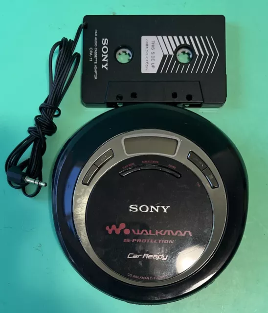 Sony Walkman Car Ready G-Protection Portable CD Player Model D-EJ626CK Tested