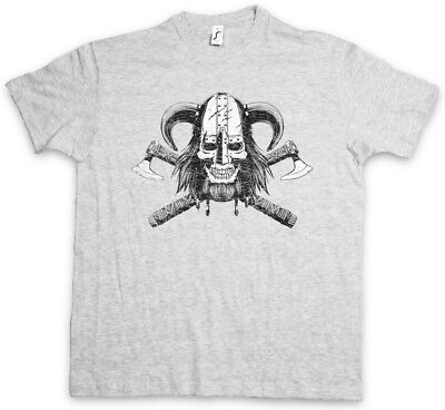 Viking Skull VI T-shirt Vichinghi Norreno Norsemen Odino Thor Valhalla Norsemen