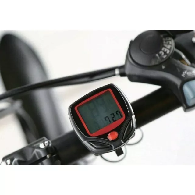 Compteur de Vitesse Vélo étanche Ordinateur Digital Chronomètre 14 Fonctions