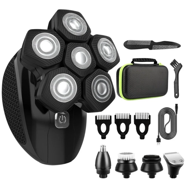 5 in 1 Waterproof Electric for Face Shavers Nose Hair Trimmer Men Grooming