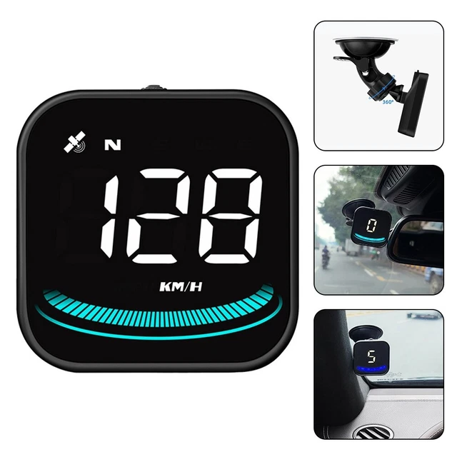 5.2 X 1.4cm Hud Allarme Tutte le Auto Nero Display Digitale GPS Hud di Qualità