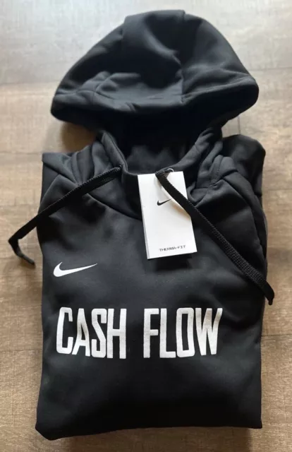 Brand New w/ tags Limited Edition "Cash Flow" Nike Therma Fit Hoodie Mens-Medium