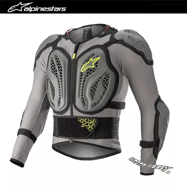 Pettorina Giacca Protettiva Alpinestars Bionic Action Jacket Grigio Taglia L