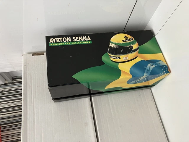 Casque Ayrton Senna Lotus – 1/8 – Minichamps – Victoire Portugal 1985