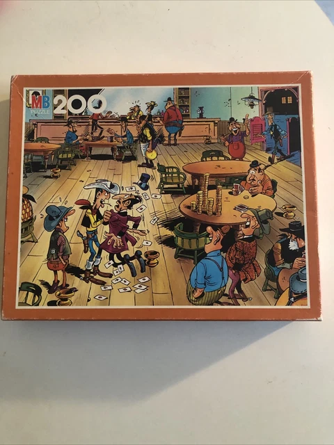 Puzzle Lucky luke 250 pièces complet : Achat occasion | Puzzles Nathan