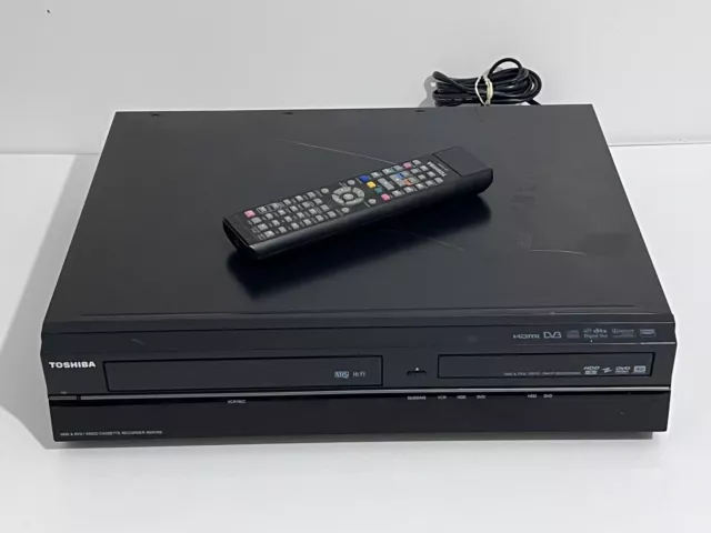 Toshiba D-VR16 DVD/Video recorder DVD/VHS recorder combi no remote (807)