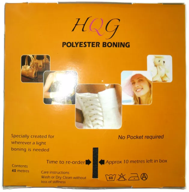 Hqg Polyester Entbeinung, Breite 6 Mm/8 Mm/12 Mm, Farbe & Länge Wählen, Kostenloser Versand 2